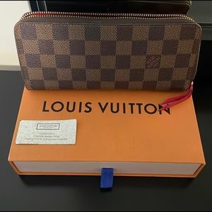 Aunthentic Damien Ebene Clemence wallet Cherry 🍒